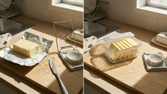 バターの切り分けが面倒なら:エッグカッターで“先に均等カット”してストック